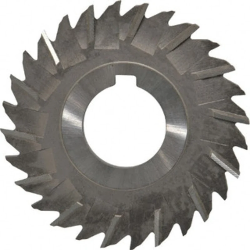 Made in USA 3 Diam x 1/8 Thick Staggered Tooth Side Chip Saw 1 Arbor Hole Diam, High Speed Steel, Uncoated, 28 Teeth,...